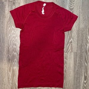 Lululemon Red Shirt